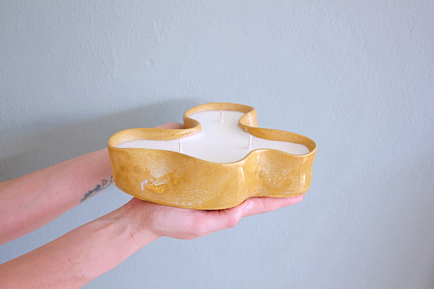 Sandstorm meander candle